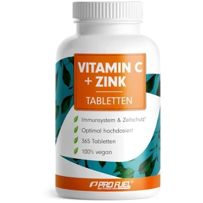 Obrázek Vitamín C + zinek (365 tabs) optimální vysoké dávky: 500 mg pufrovaného vitaminu 15 zinku z biologicky dostupného bisglycinátu imunitní systém a ochrana buněk laboratorně testováno