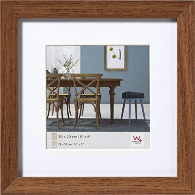 Obrázek walther design rám obrazu dub tmavý 30 x cm s paspartou, Fiorito dřevěný EF330P