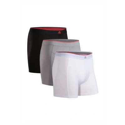 Obrázek Danish Endurance 3 PACK Ultrasoft Trenýrky Multicolor black grey white, Muži, Velikost: XXL, white