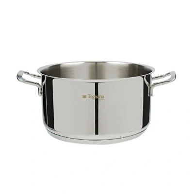 Obrázek Tognana vanitosa Topf 24 cm mit 2 Griffen, Edelstahl, Silber