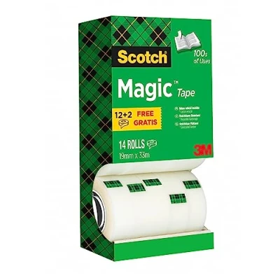 Obrázek Scotch Magic páska (19 mm x 33 mm) 14 rolí