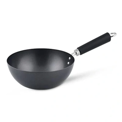 Obrázek Ken Hom 20cm Carbonstahl Mini Wokpfanne Induktion mit Antihaftbeschichtung, Excellence, Hitzebeständig Griff, Spülmaschinenfest, 5 Jahre Garantie