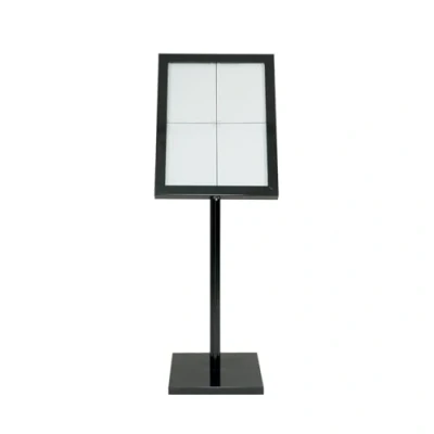 Obrázek Securit A4 LED Informationsdisplay weiß/schwarz, 1200(H)x 650(W)x 100(D)mm