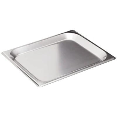 Obrázek Pentole Agnelli COIXGNP12020 Gastronorm Spülschüssel 1/2, Metall, Silber/schwarz, 26.5 x 32.5 2 cm