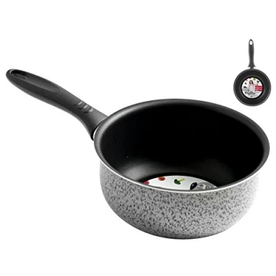 Obrázek Home Salt Peper Bräter EIN Griff Antihaft Salzpfeffer 18 cm Kochtopf, Material, Multicolor