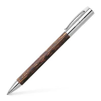 Obrázek FABER CASTELL 148150 Otočné kuličkové pero AMBITION Cocos, náplň: B, včetně dárkového balení