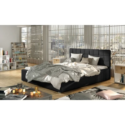 Obrázek Postel Grand 140x200 + kovový rám/ plynový zvedák/ box na podestýlku Materiál / Dekor: Ekokůže Soft 11