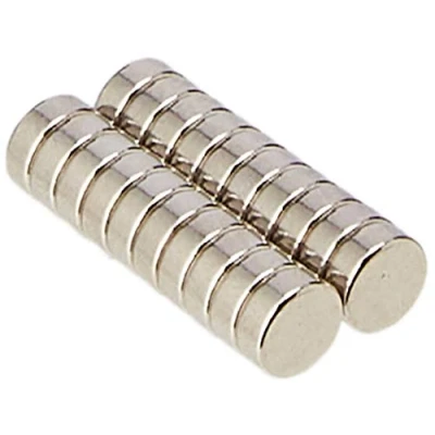 Obrázek N42 Neodym Magnet Für Kunst, Handwerk, Modellherstellung 4mm Durchmesser x 1,5mm Dick 0,36kg Zug Pack von 20