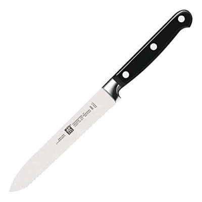 Obrázek ZWILLING Profesionální s univerzální nůž, délka čepele 13 cm, úzký list hřídelí, speciální nerezová ocel/plastová rukojeť nýty, černý [Made in Germany]