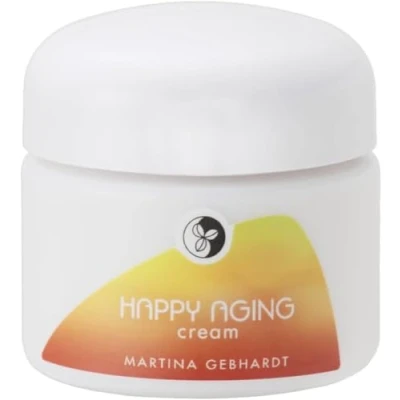Obrázek Martina Gebhardt HAPPY AGING Cream (50ml) Vydatný krém na obličej pro regenerační a zralou pleť hydratační přírodní kosmetika