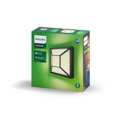 Obrázek Philips myGarden LED nástěnné svítidlo Drosera, 83 W, černé