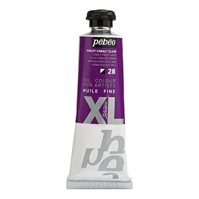 Obrázek Pébéo Feines Öl XL 37 ml Ölgemälde Ideal für Anfänger oder Profis Fine Art Malerei Feine Qualität Violett Kobalt Hell