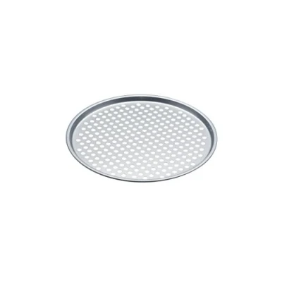 Obrázek KC BLUE Perforovaná forma na lízátka pizzu, ocel, stříbrná, 33 x 1,2 cm