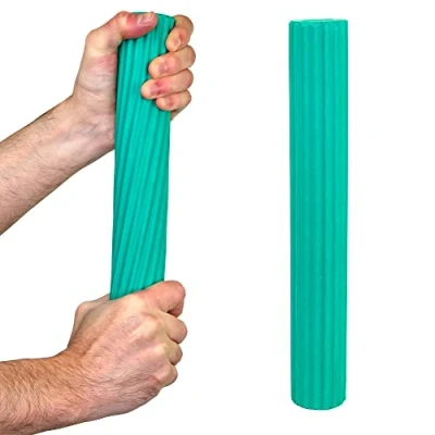 Obrázek CanDo Posilovač rukou a prstů Twist n Bend, flexibilní posilovací tyč, tréninková zelená (střední), 10 1513