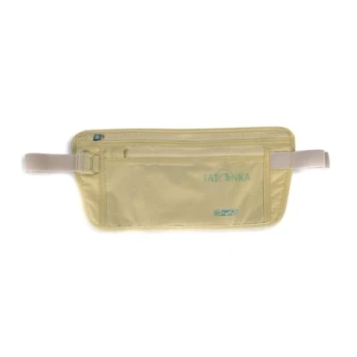 Obrázek Tatonka Skin Moneybelt Int. RFID B plochá břišní taška s blokátorem certifikovaným TÜV a dvěma přihrádkami na zip ledvinka pro ženy muže, 14 x 28 cm
