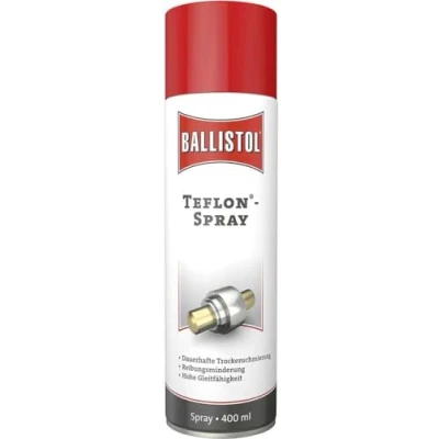 Obrázek BALLISTOL 25607 Teflonový sprej 400 ml trvalé suché mazání s vysokou kluznou schopností snížení tření