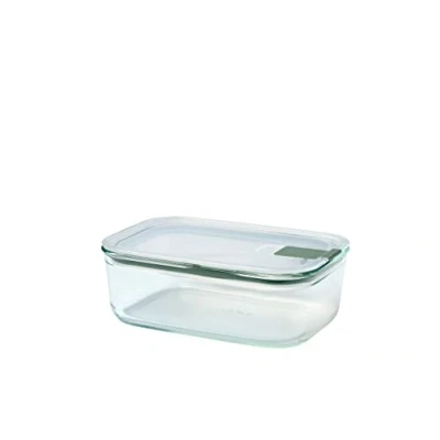 Obrázek Mepal Skleněná nádoba s víkem EasyClip Meal prep boxy vhodné do mikrovlnné trouby, parní trouby a mrazničky vzduchotěsné odolné proti vytečení nádobí 1000 ml