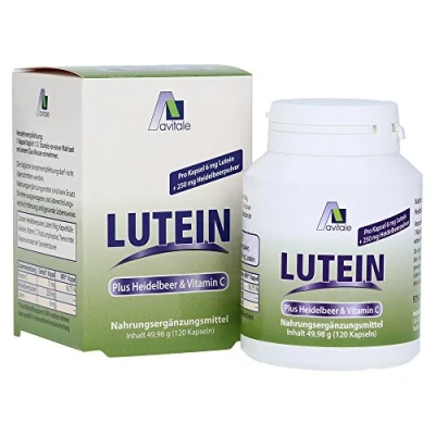 Obrázek Avitale Lutein kapsle 6 mg + borůvka, 120 kusů, 1 balení (1 x 60 g)