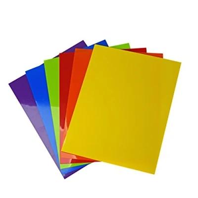 Obrázek Vaessen Creative Smršťovací fólie sada 6 barev A5, 12 listů, plast, multicolour, 14,8 x 21 0,3 cm, jednotky