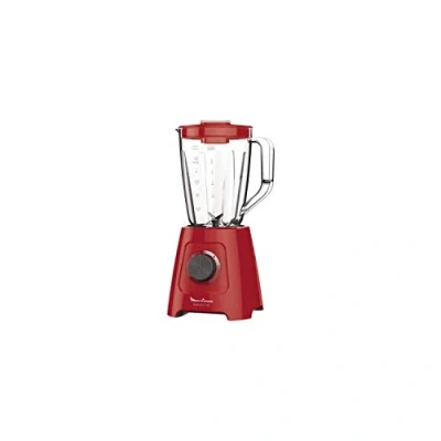 Obrázek Moulinex Mixér Blendforce, 600 W, 2 rychlosti + funkce pulzu, celková kapacita l, inteligentní uzavírací systém, snadné čištění, chlazení vzduchem, 3 minuty nepřetržité míchání LM420510