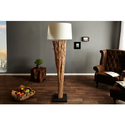 Obrázek Stojací lampa KAINEUS Dekorhome Bílá