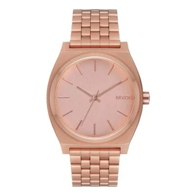 Obrázek Nixon Time Teller náramkové hodinky analogové quartzové, All Rose Gold, Náramek