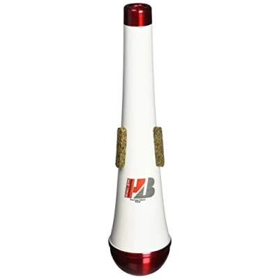 Obrázek Humes &amp; Hora 163 Stone Lined Pixie rovný tlumič pro pozoun/Straight Mute, Červená/Bílá