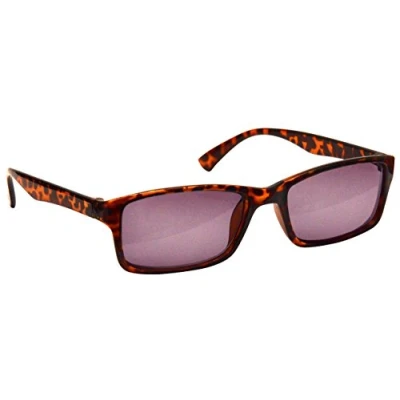 Obrázek The Reading Glasses Company Die Lesebrille Unternehmen Braune Schildpatt Sonnen Leser UV400 Designer Stil Herren Damen Lesehilfe S92 2 +2,00