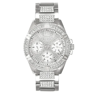 Obrázek Guess Ladies Sport Hodinky silvercoloured, Ženy, Velikost: One Size, Silver coloured