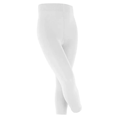 Obrázek FALKE Unisex Dětské legíny Cotton Touch prodyšné udržitelné bavlna elegantní jemné hladké netlaky pohodlný pas protiskluzový, odolný 1 kus, bílá (White 2000)