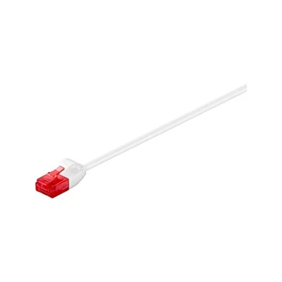 Obrázek Goobay 93694 Cat 6 Patchkabel, Lan Kabel, 250Mhz, U/UTP Vergoldete RJ45 Stecker, Ethernet Kabel Flach, POE