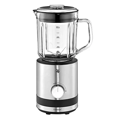 Obrázek WMF Küchenminis kompaktní mixér, mini stojanový 400 W, malý skleněná nádoba 0,8 l, pulzní stupeň, matný chrom