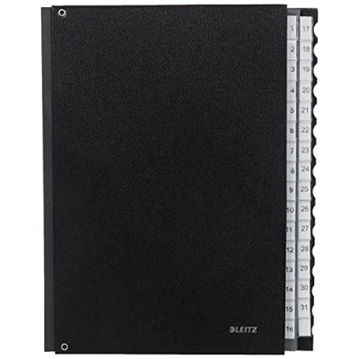 Obrázek Leitz 59310095 pultový pořadač 1 31, 32 přihrádek, PP, černý