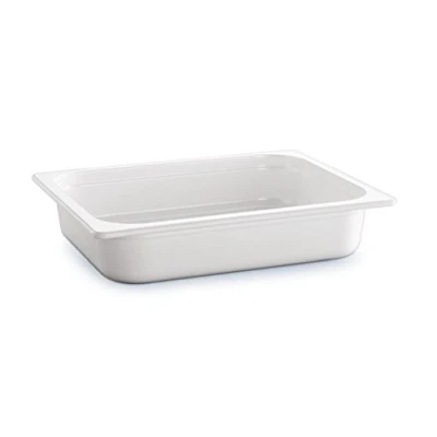Obrázek APS 83757 GN 1/2 nádoba ECO LINE, 32,5 x 26,5 cm, hloubka 65 mm, 3,4 litru, melamin, bílá