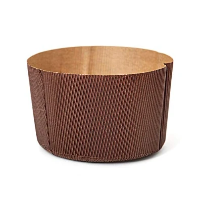 Obrázek Decora 0320160 Panetinne papírové pečicí formy, 1000 g, balení po 5 kusech, černá