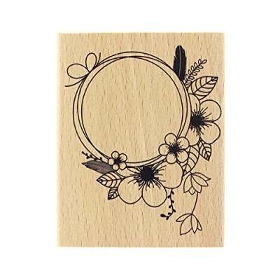 Obrázek florilèges Design Schöne Krone Stempel, Holz, 10 x 8 2,5 cm
