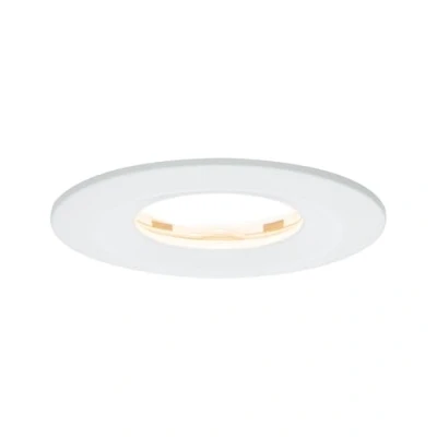 Obrázek Paulmann 93881 LED vestavné svítidlo Coin plochý vestavný zářič Slim stropní bodové světlo kulaté 6,8 W bílé stmívatelné IP65 chráněné proti stříkající vodě