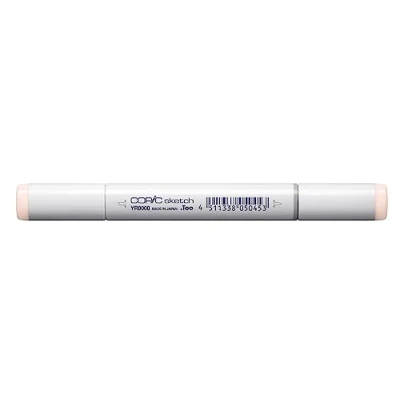 Obrázek COPIC Sketch Marker Typ YR 0000, světlý šifon, profesionální popisovač štětců, se super bushovým hrotem a středním broadovým