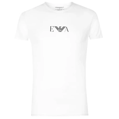 Obrázek Emporio Armani Pánský horní díl pyžama (balení 2 ks), 04710 White