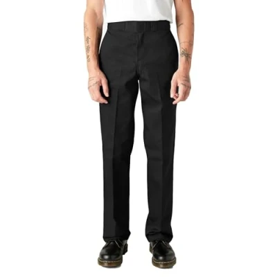 Obrázek Dickies Pánské Slim Straight Work Pants sportovní kalhoty, černá