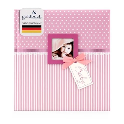 Obrázek Goldbuch Baby album s okénkem, Růžová, 30x31 cm