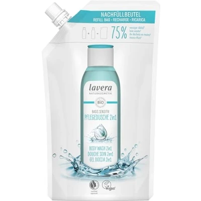Obrázek Lavera Doplňovací sáček Basis Sensitiv sprchový gel 2v1, 0,5 l