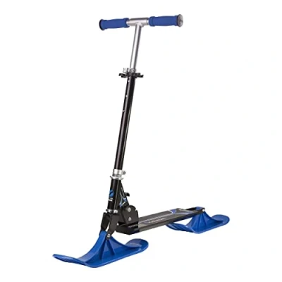 Obrázek Stiga Dětské Black/Blue Kick Scooters for Snow, jednotná velikost