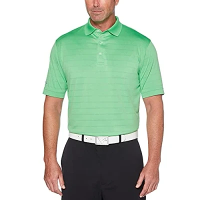 Obrázek Callaway Opti Vent Herren Poloshirt, kurzärmelig, offenes Netzgewebe, Herren, Hellgrün, 3X Large