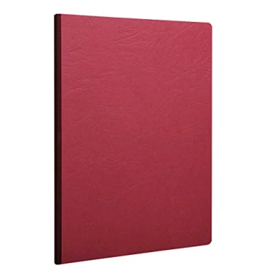 Obrázek Clairefontaine 795462C sešit A5, len, Age Bag, linkovaný, 96 listů, červený