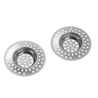 Obrázek Westmark 2 odtokové sítky/výlevkový filtr, ø 7 cm, kulatý, ušlechtilá ocel, stříbrná, 52082270