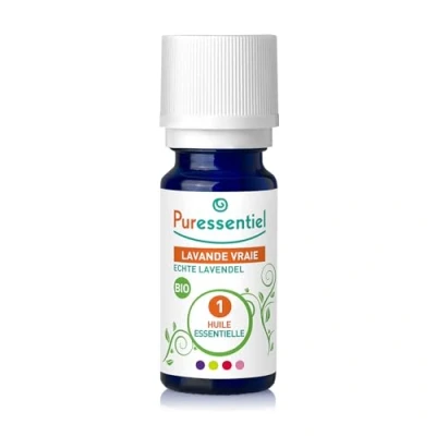 Obrázek Puressentiel Éterický olej pravá levandule Bio 10 ml BBDÄÖ 100% čistý a přírodní
