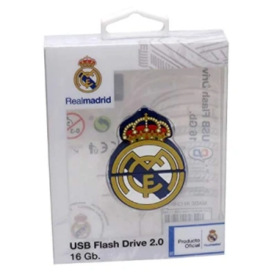 Obrázek Real Madrid CF USB Stick in Wappenform, 16 GB, offizielles Produkt (CyP Brands)