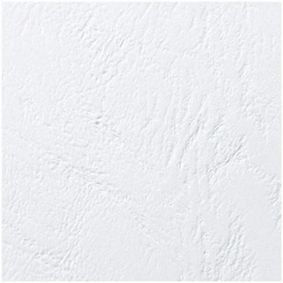 Obrázek Leather Grain obálka materiál, A4, 100 kusů, bílá