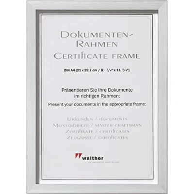 Obrázek walther design rám obrazu stříbrný 21 x 29,7 cm (DIN A4) konstrukční designový JK130S